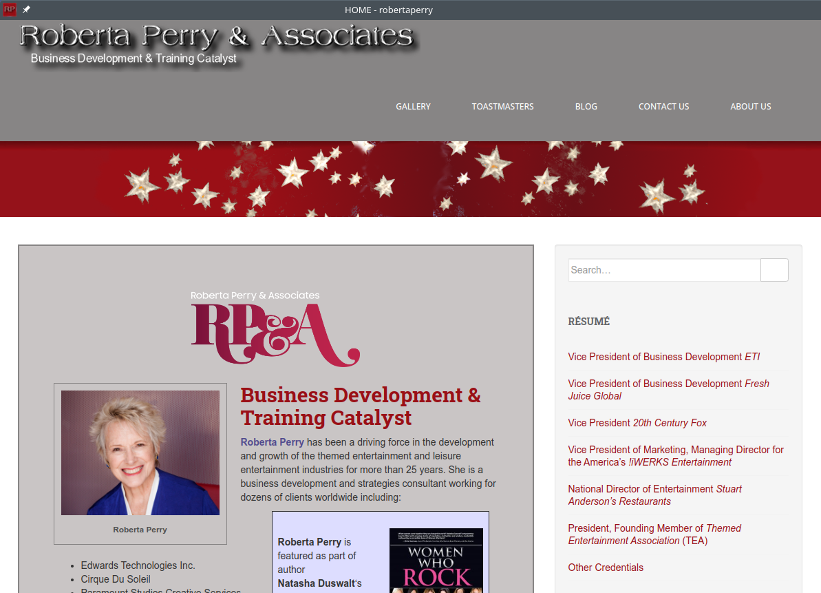 Roberta Perry's Website