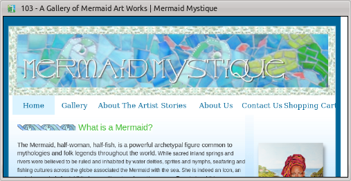 Mermaid Mystique Website
