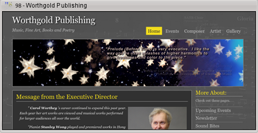Worthgold Publishing Website